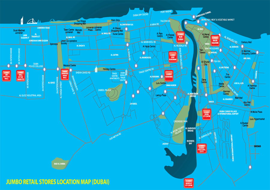 Dubai Showrooms Location